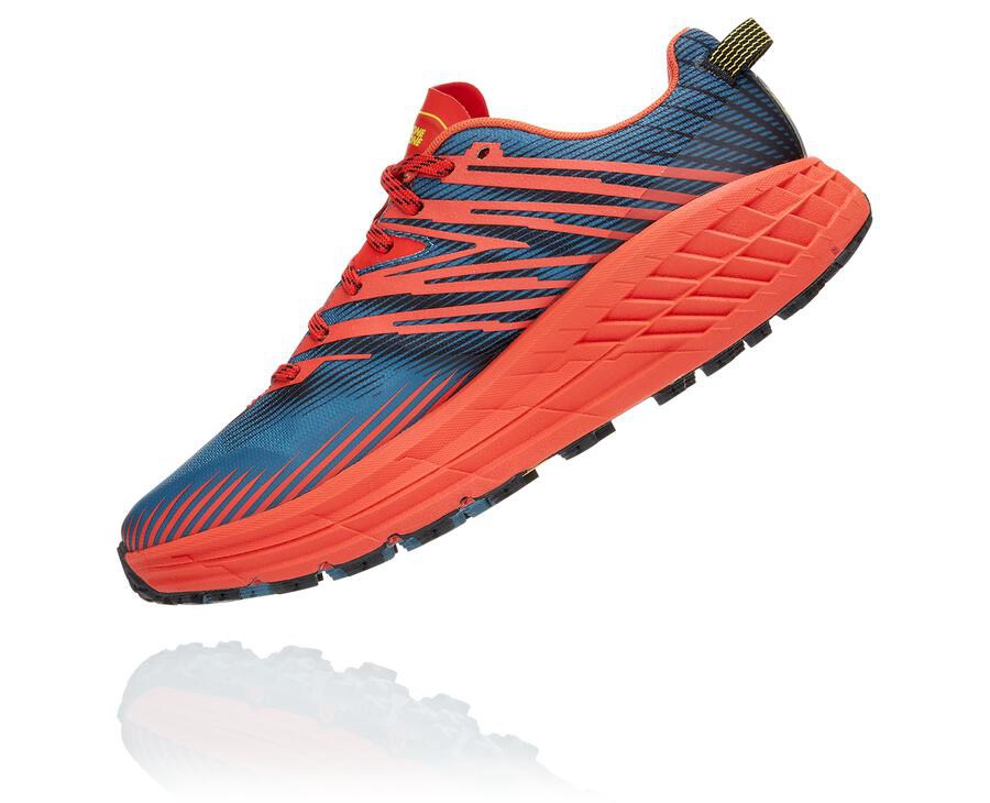 Hoka One One Trainers Mens Red - Speedgoat 4 - 15639UJMV